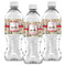Vintage Sports Water Bottle Labels - Front View