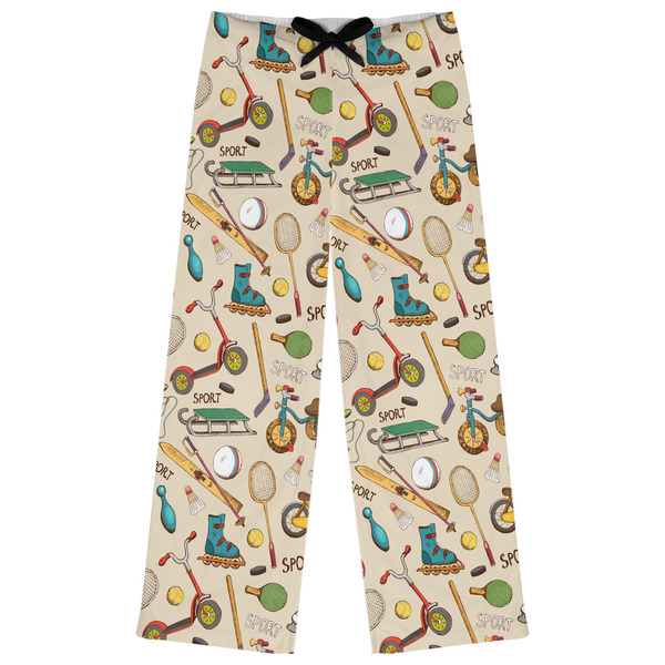 Custom Vintage Sports Womens Pajama Pants - 2XL