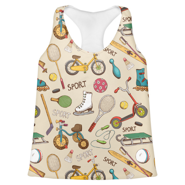 Custom Vintage Sports Womens Racerback Tank Top - X Small