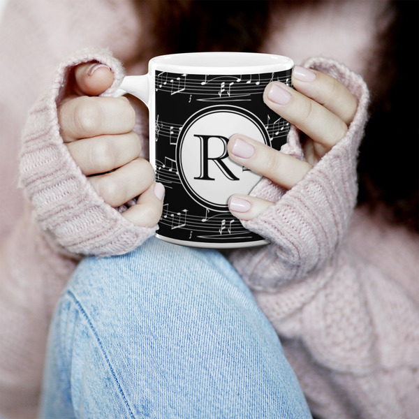 Musical Notes 11oz Coffee Mug - LIFESTYLE