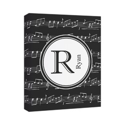 Musical Notes Canvas Print (Personalized)