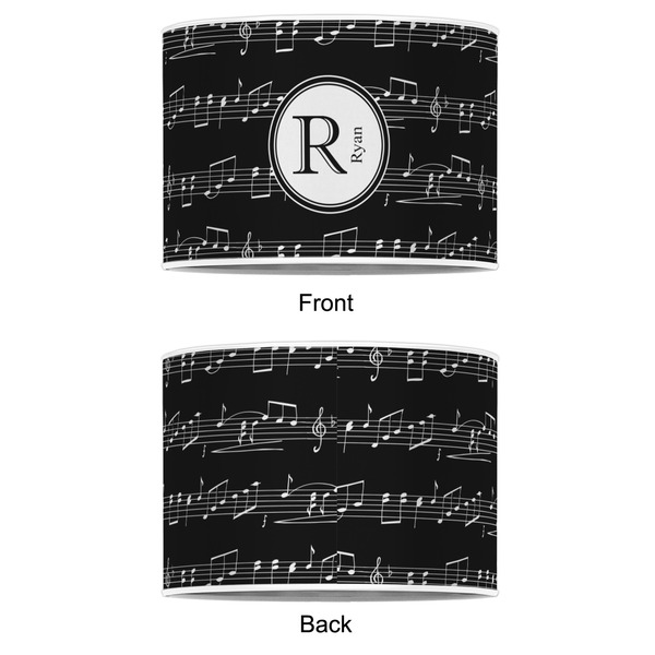 Musical Notes 12" Drum Lampshade - APPROVAL (Poly Film)