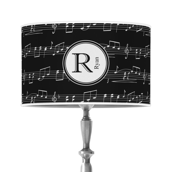 Custom Musical Notes 12" Drum Lamp Shade - Poly-film (Personalized)