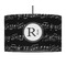 Musical Notes 12" Drum Pendant Lamp - Fabric (Personalized)