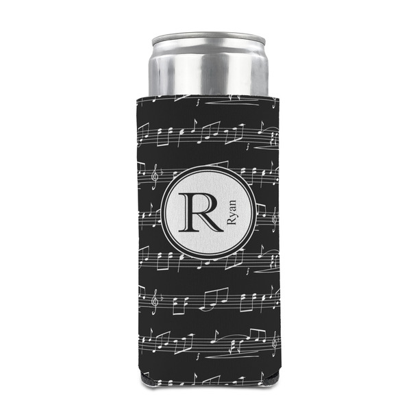 Musical Notes 12oz Tall Can Sleeve - FRONT (on can)