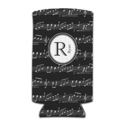 Musical Notes Can Cooler (tall 12 oz) (Personalized)