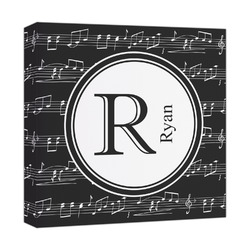 Musical Notes Canvas Print - 12x12 (Personalized)