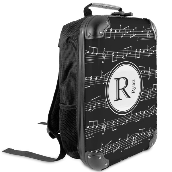 Custom Musical Notes Kids Hard Shell Backpack (Personalized)