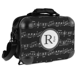 Musical Notes Hard Shell Briefcase (Personalized)