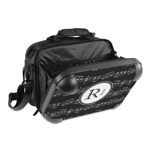 Musical Notes 15" Hard Shell Briefcase - Open
