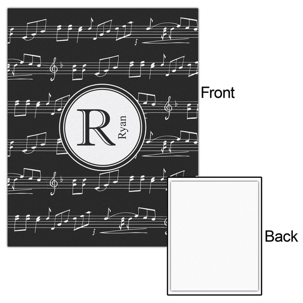 Musical Notes 16x20 - Matte Poster - Front & Back