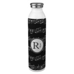 Musical Notes 20oz Stainless Steel Water Bottle - Full Print (Personalized)