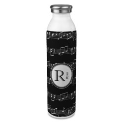 Musical Notes 20oz Stainless Steel Water Bottle - Full Print (Personalized)