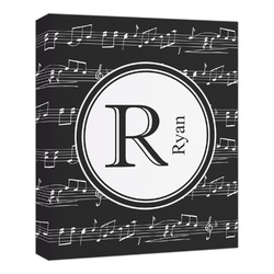 Musical Notes Canvas Print - 20x24 (Personalized)