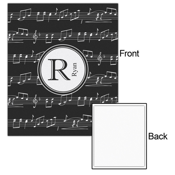 Musical Notes 20x24 - Matte Poster - Front & Back