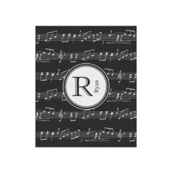 Musical Notes Poster - Matte - 20x24 (Personalized)