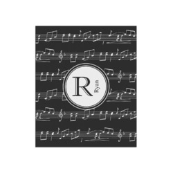 Musical Notes Poster - Matte - 20x24 (Personalized)