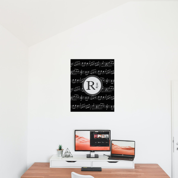 Musical Notes 20x24 - Matte Poster - On the Wall
