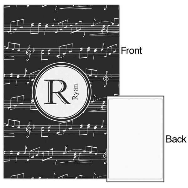 Musical Notes 20x30 - Matte Poster - Front & Back