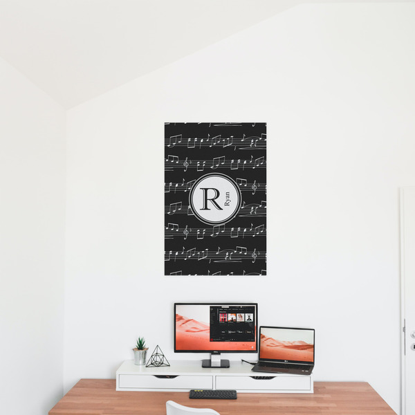 Musical Notes 20x30 - Matte Poster - On the Wall