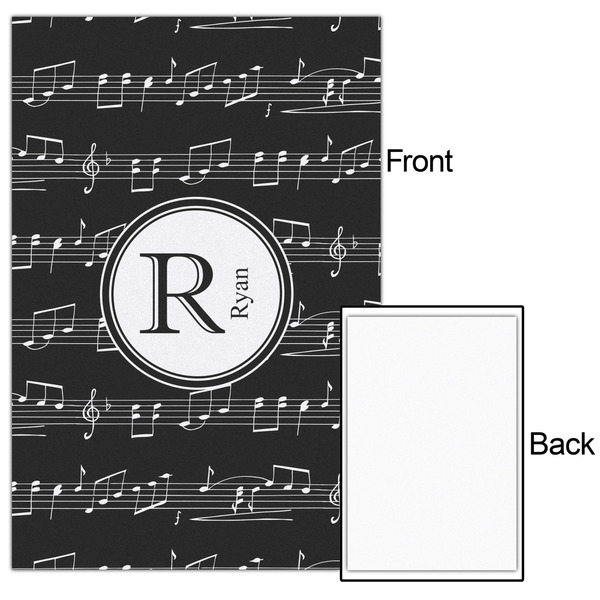 Musical Notes 24x36 - Matte Poster - Front & Back