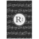 Musical Notes Poster - Matte - 24x36 (Personalized)