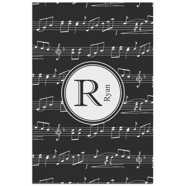 Custom Musical Notes Poster - Matte - 24x36 (Personalized)