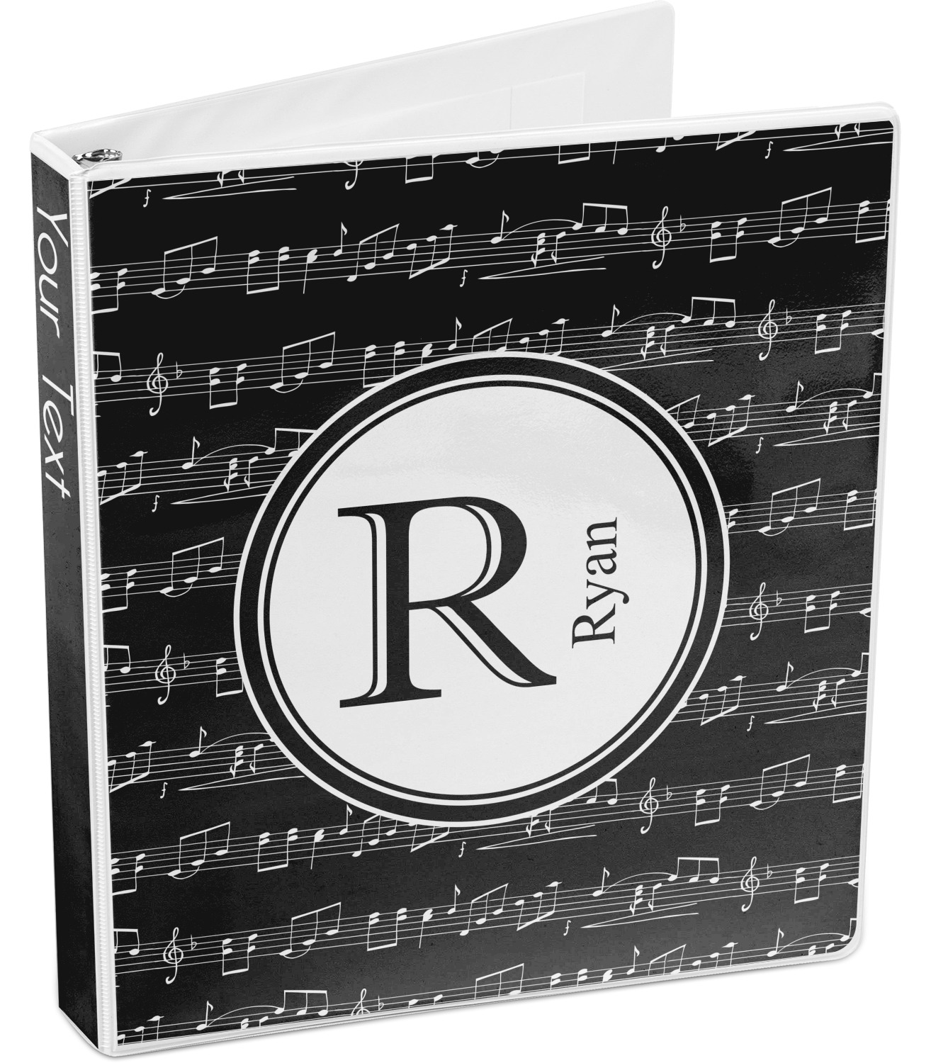 Musical Notes 3Ring Binder (Personalized) YouCustomizeIt