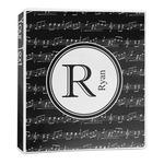 Musical Notes 3-Ring Binder - 1 inch (Personalized)