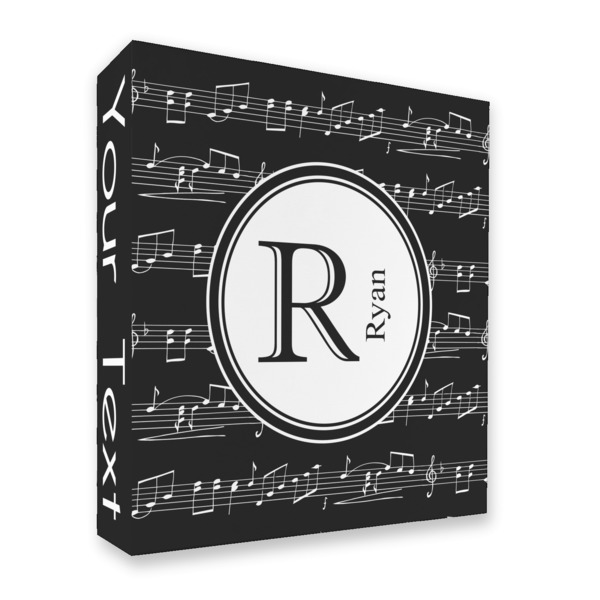 Musical Notes 3 Ring Binders - Full Wrap - 2" - FRONT