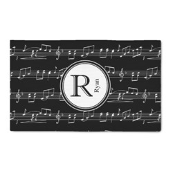 Musical Notes 3' x 5' Indoor Area Rug (Personalized)
