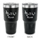 Musical Notes 30 oz Stainless Steel Ringneck Tumblers - Black - Double Sided - APPROVAL