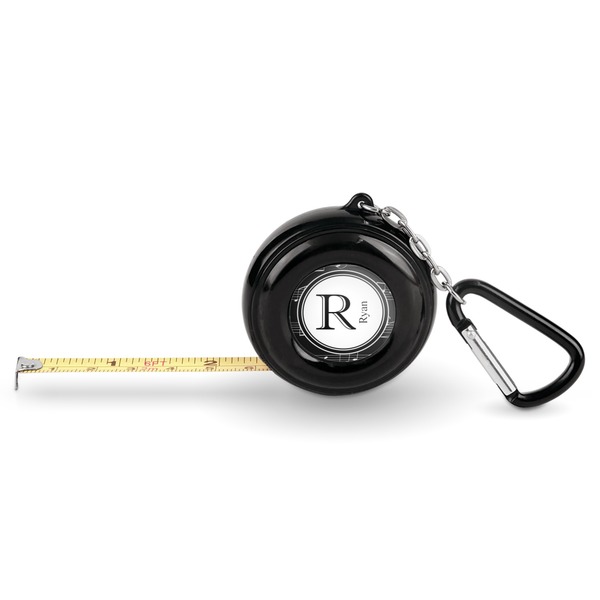Custom Musical Notes Pocket Tape Measure - 6 Ft w/ Carabiner Clip (Personalized)