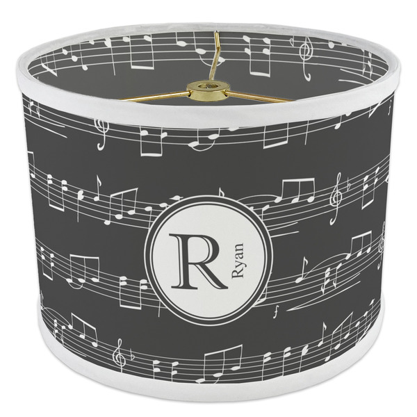 Musical Notes 8" Drum Lampshade - ANGLE Poly-Film