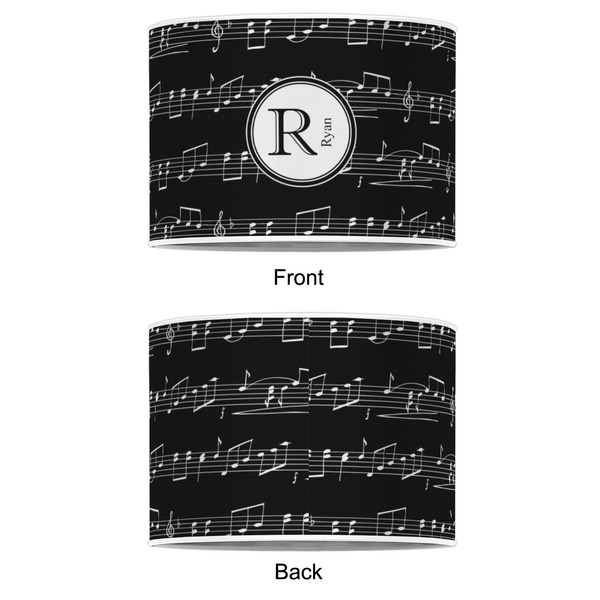 Musical Notes 8" Drum Lampshade - APPROVAL (Poly Film)