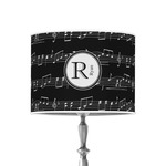 Musical Notes 8" Drum Lamp Shade - Poly-film (Personalized)