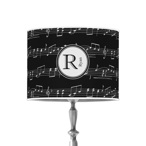Custom Musical Notes 8" Drum Lamp Shade - Poly-film (Personalized)