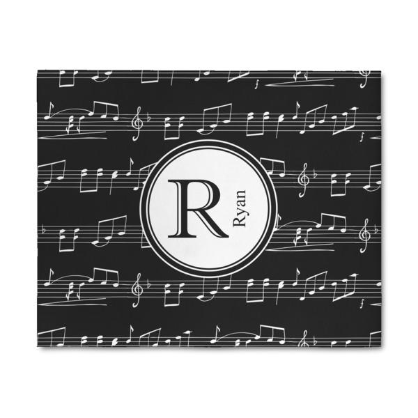 Custom Musical Notes 8' x 10' Indoor Area Rug (Personalized)