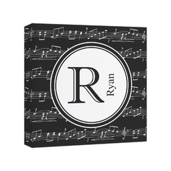 Musical Notes Canvas Print - 8x8 (Personalized)