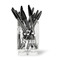 Musical Notes Acrylic Pencil Holder - FRONT