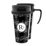 Musical Notes Acrylic Travel Mug (Personalized)