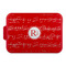Musical Notes Aluminum Baking Pan - Red Lid - FRONT