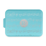 Musical Notes Aluminum Baking Pan with Teal Lid (Personalized)