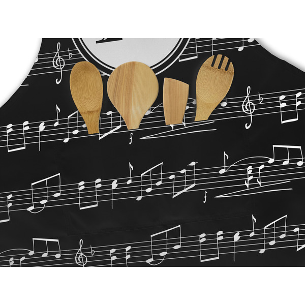 Musical Notes Apron - Pocket Detail with Props