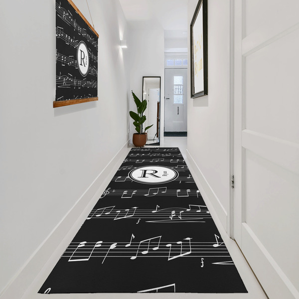 Musical Notes Area Rug Sizes - In Context (vertical)