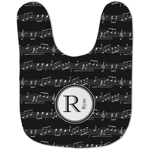 Musical Notes Baby Bib - AFT flat