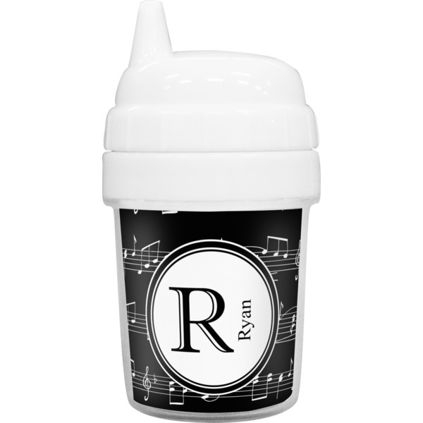 Custom Musical Notes Baby Sippy Cup (Personalized)