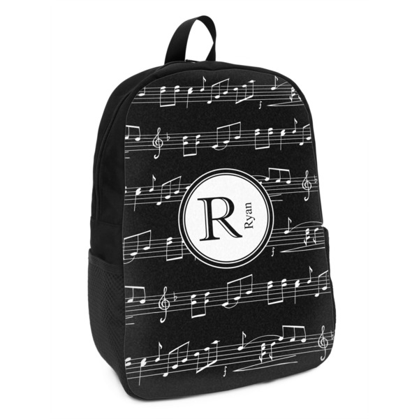 Custom Musical Notes Kids Backpack (Personalized)