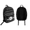 Musical Notes Backpack front and back - Apvl