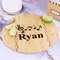 Musical Notes Bamboo Cutting Board - In Context